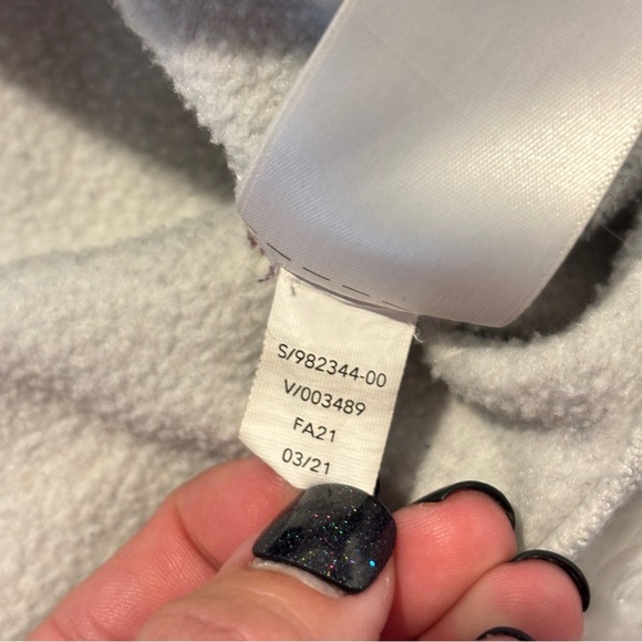 Athleta Retroplush Hoodie Womans’s Gray Sweatshirt Size Medium - Picture 9 of 12
